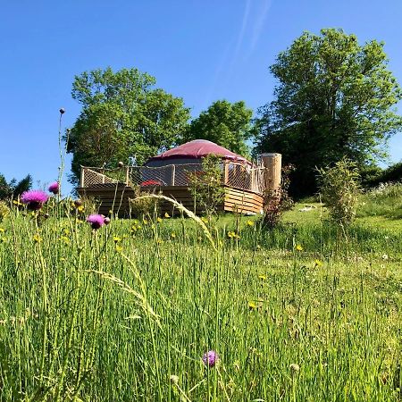 Yourte 2-4 Personnes Avec Spa Saint-Laurent-de-Lévézou Dış mekan fotoğraf